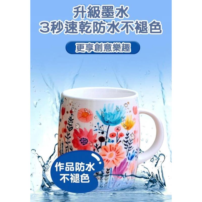 24色三角丙烯不透色速乾防水麥克筆盒-細節圖2