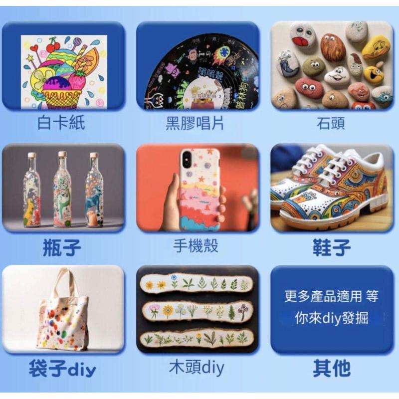 24色三角丙烯不透色速乾防水麥克筆盒-細節圖7