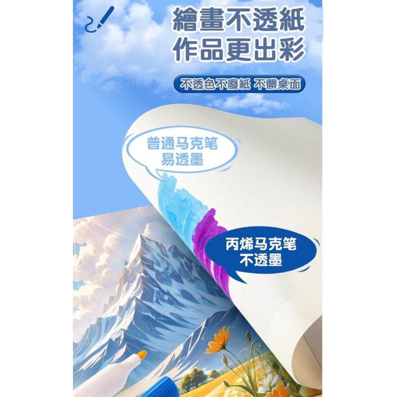 24色三角丙烯不透色速乾防水麥克筆盒-細節圖9