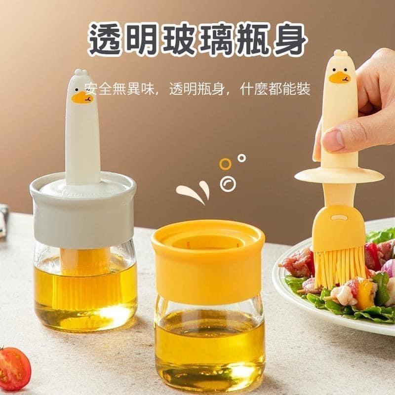 一體式食品級耐高溫矽膠油刷瓶-細節圖2