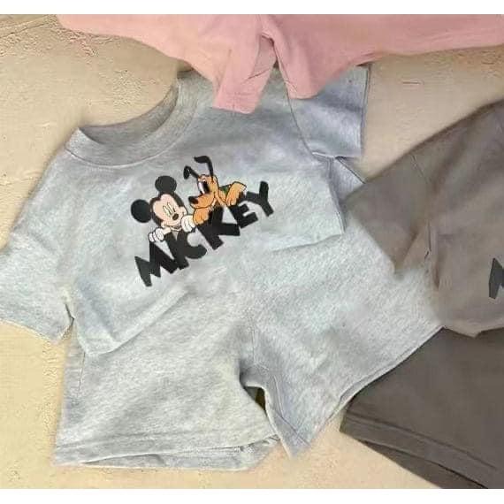 兒童MICKEY短袖Ｔ恤兩件套裝-細節圖3