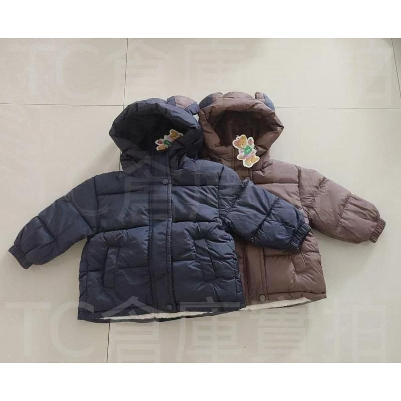 兒童熊耳朵“厚絨”羽絨外套-細節圖2