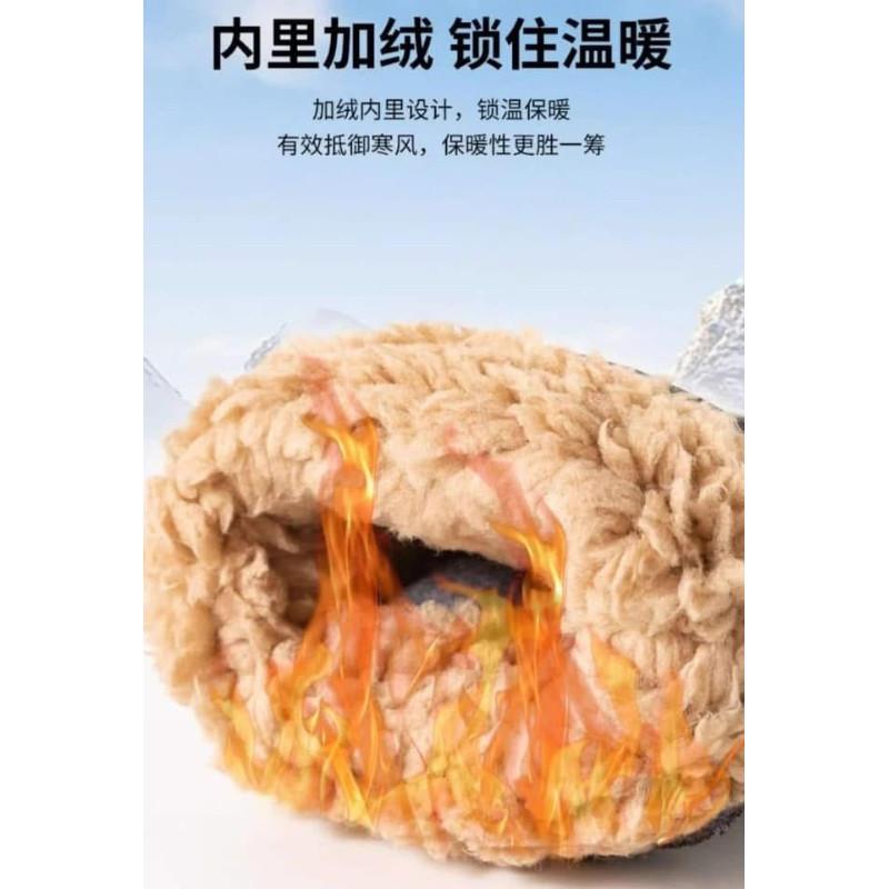 加絨防水防風可調整騎車手套-細節圖5