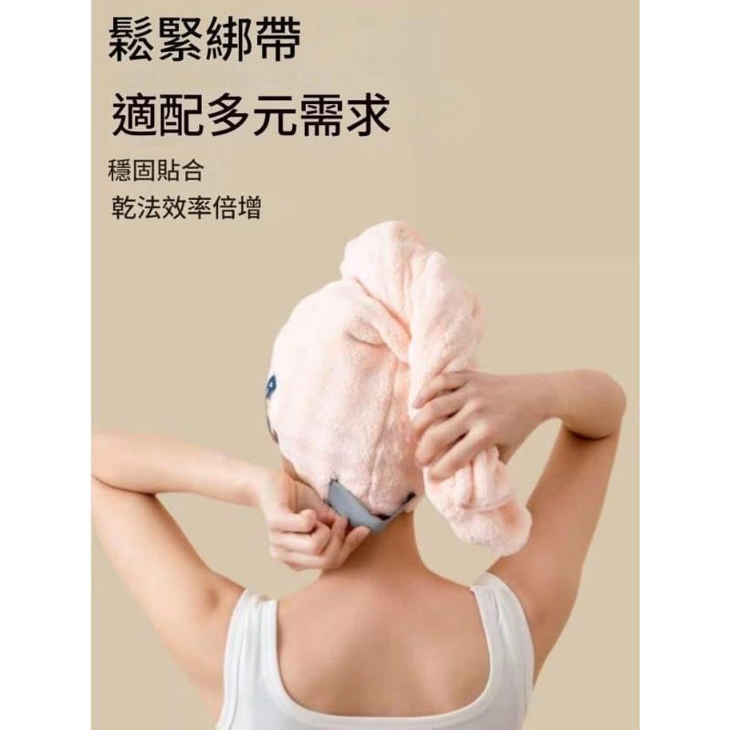 泡泡絨加厚超強吸水毛巾乾髮帽(一組2個)-細節圖4