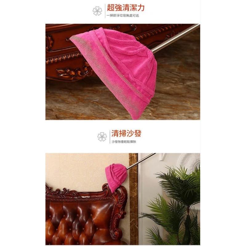 懶人掃拖一體加厚珊瑚絨掃把套(一組4個)-細節圖4