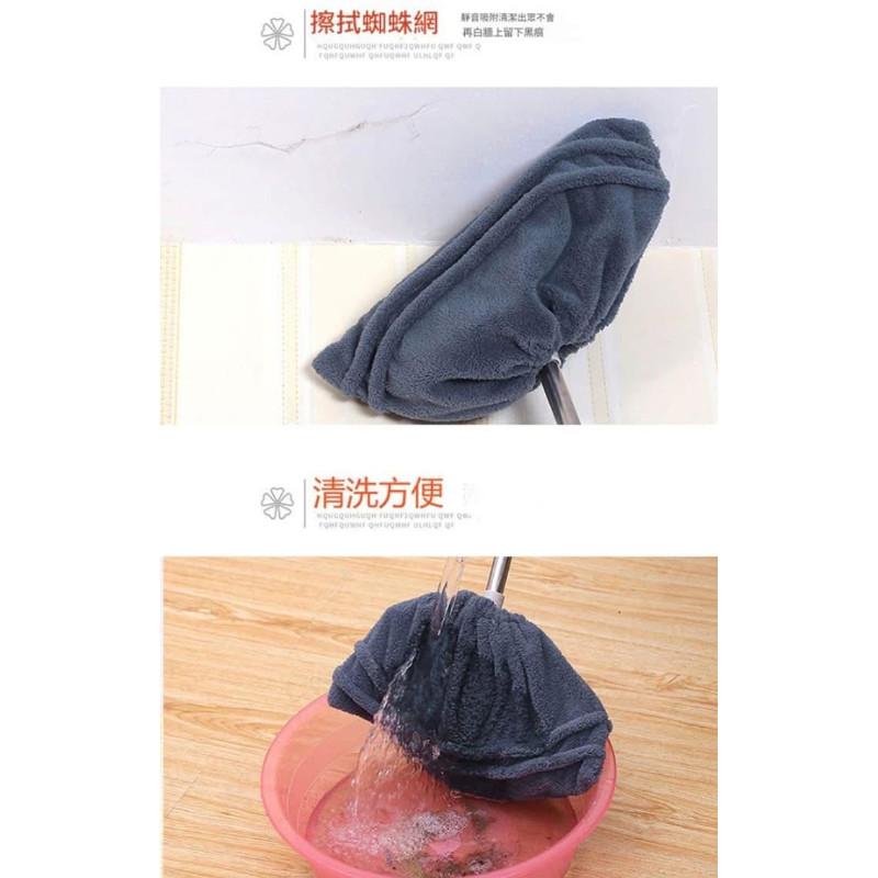 懶人掃拖一體加厚珊瑚絨掃把套(一組4個)-細節圖7