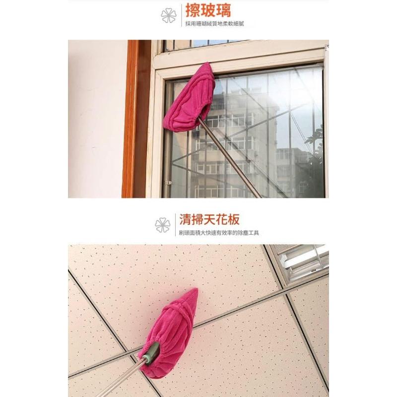 懶人掃拖一體加厚珊瑚絨掃把套(一組4個)-細節圖8