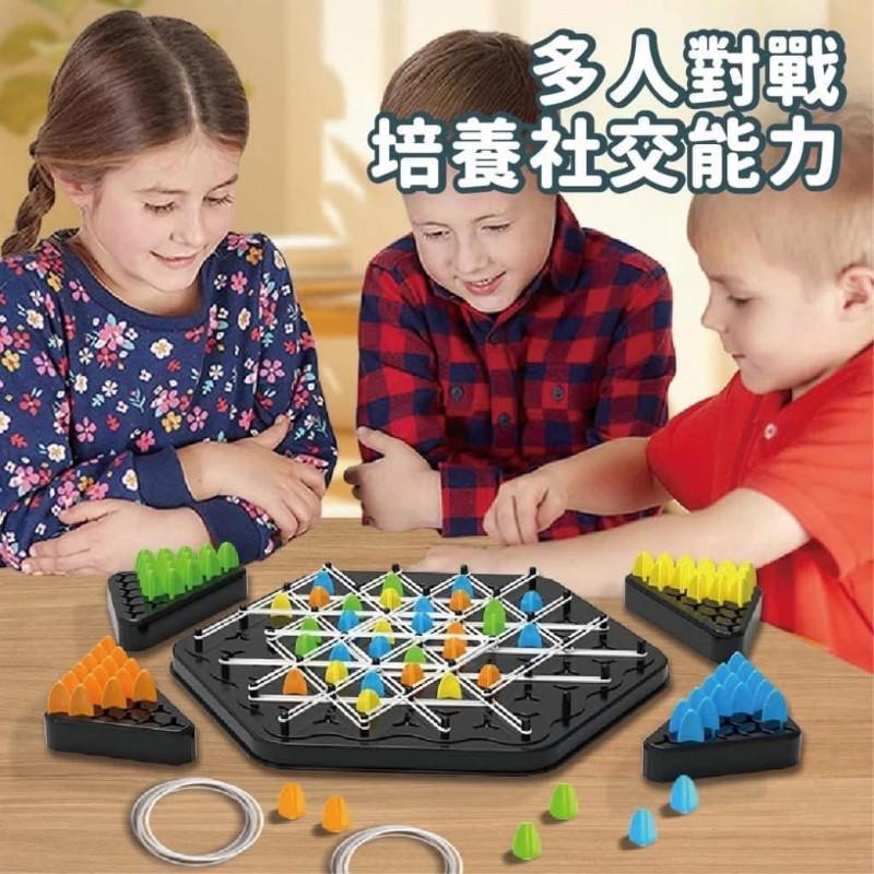 戰略益智幾何連鎖三角棋桌遊(一組2盒)-細節圖6