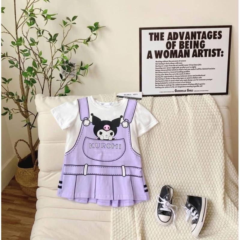 兒童卡通假兩件式連衣裙Ｔ恤-細節圖6