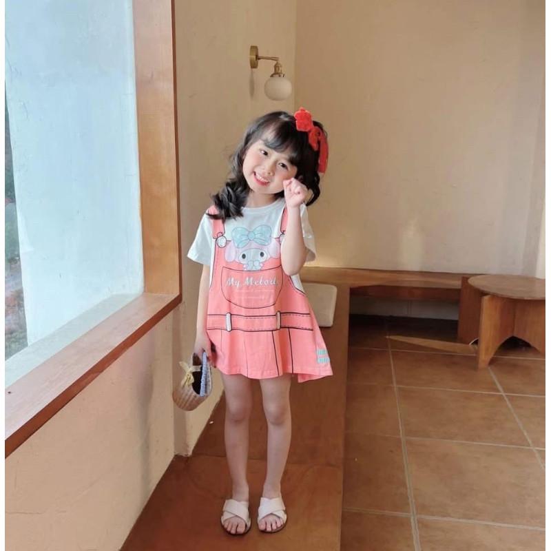 兒童卡通假兩件式連衣裙Ｔ恤-細節圖8