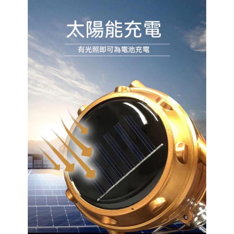 4合一太陽能拉伸式防水手電筒露營燈-細節圖5
