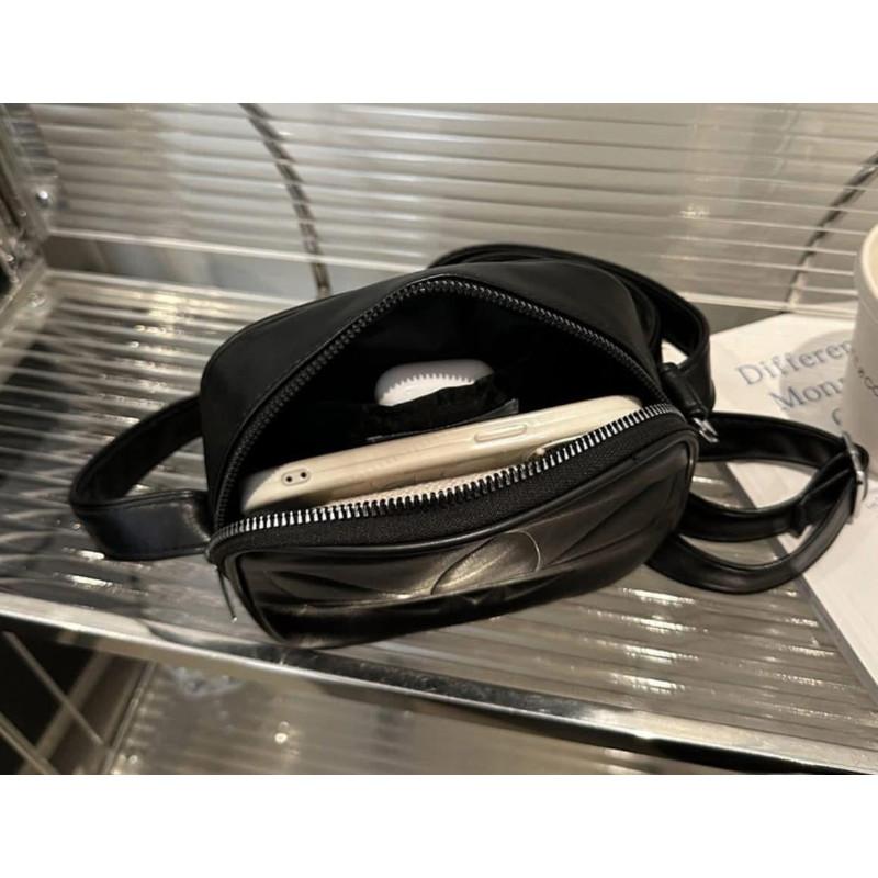 皮革立體壓花手機包相機包-細節圖7