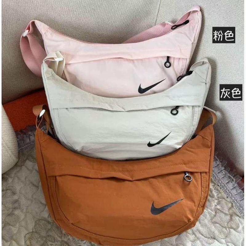 糖果色月亮型大容量側背包腰包-細節圖3