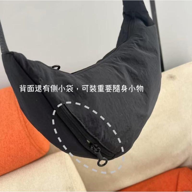 糖果色月亮型大容量側背包腰包-細節圖8
