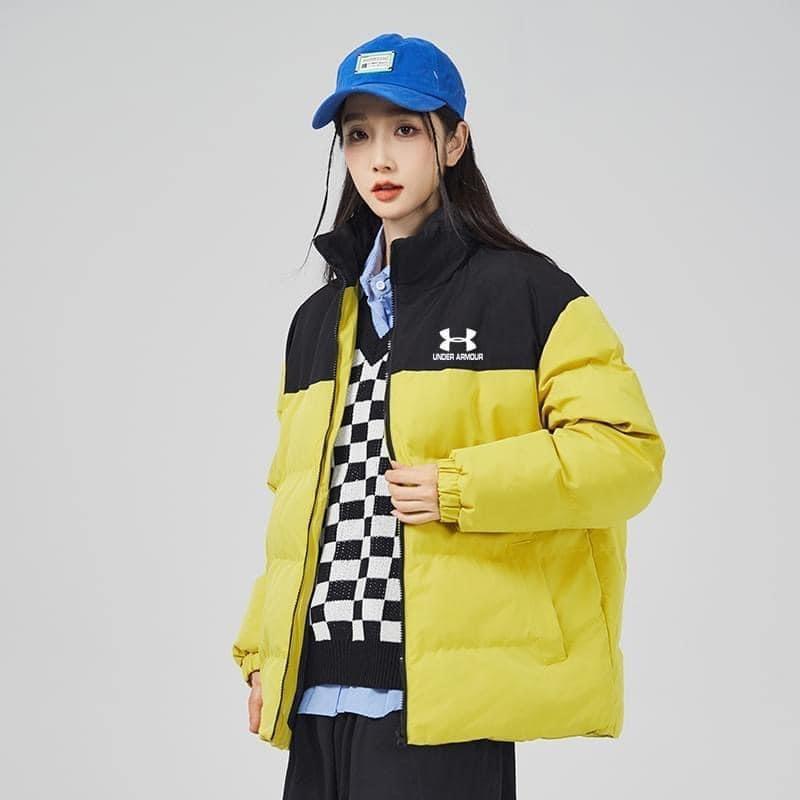 男女款拼色加絨加厚羽絨衣外套-細節圖8