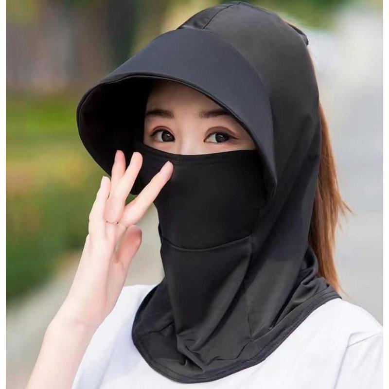 三合一冰絲帽簷＋護頸＋防曬面罩(一組2個)-細節圖6