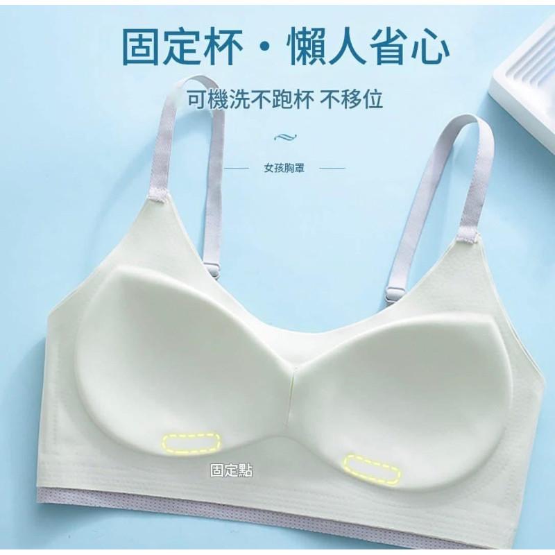 冰絲一片式可調肩無鋼圈帶發育內衣-細節圖6