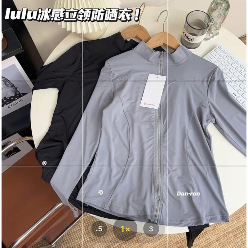 Lululemon冰絲高彈力抗UV薄外套防曬衣-細節圖3