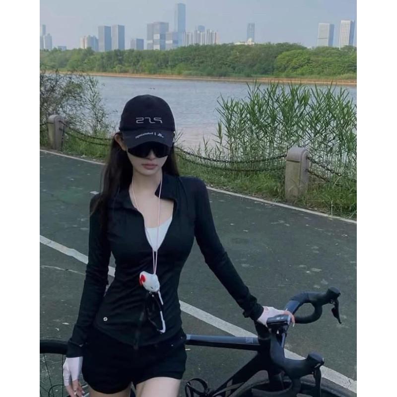 Lululemon冰絲高彈力抗UV薄外套防曬衣-細節圖5