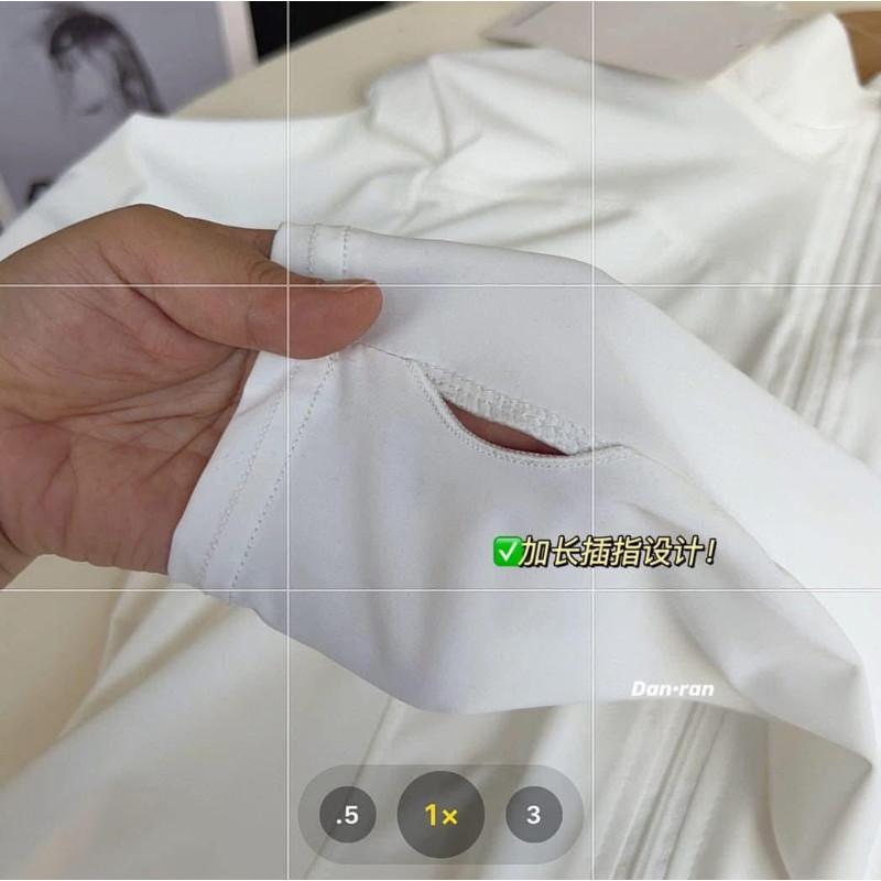 Lululemon冰絲高彈力抗UV薄外套防曬衣-細節圖8