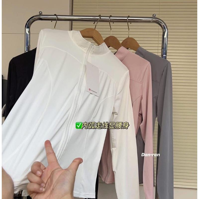 Lululemon冰絲高彈力抗UV薄外套防曬衣-細節圖9