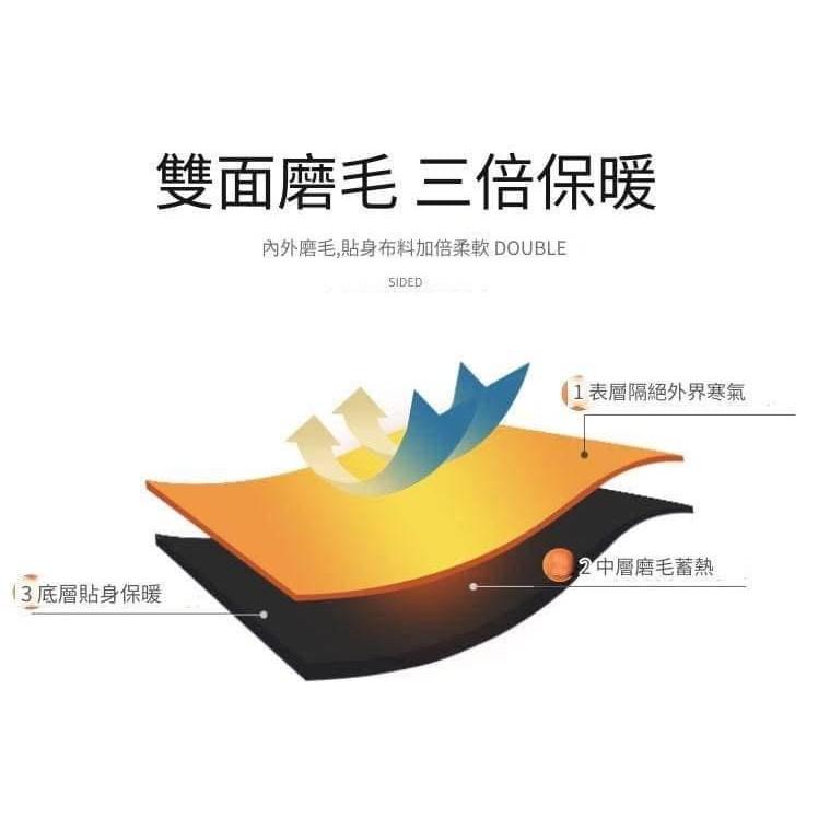 雙面德絨毛保暖發熱衣+發熱褲套裝-細節圖8