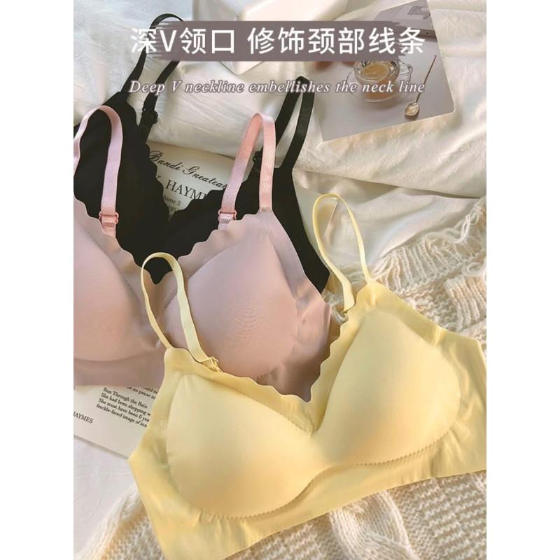 冰絲無痕顯大胸一體式無鋼圈內衣-細節圖4