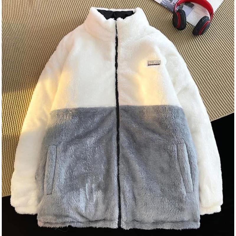 ”雙面穿“羊羔絨加厚羽絨外套-細節圖5