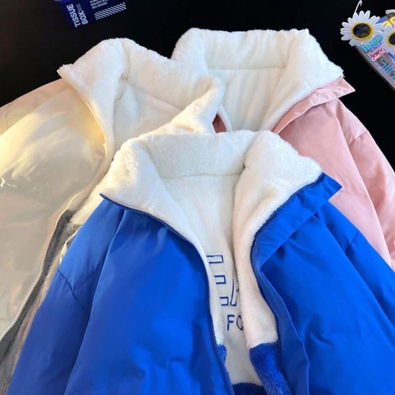 ”雙面穿“羊羔絨加厚羽絨外套-細節圖8