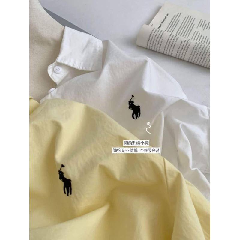 Polo刺繡慵懶風防曬外套襯衫-細節圖6