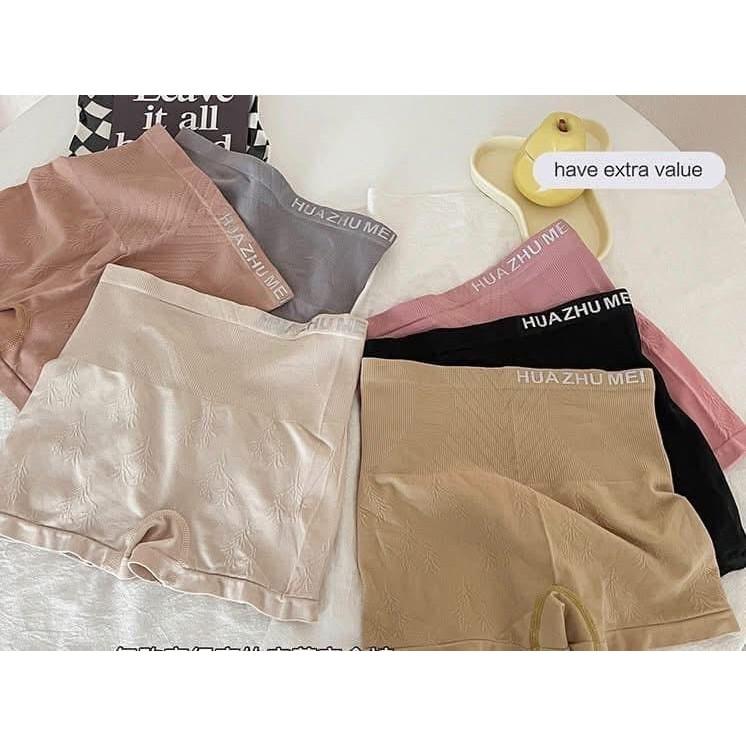 字母一片式無痕高腰束腹塑身褲安全褲-細節圖9