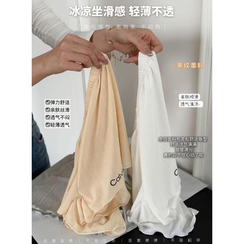 冰絲雲朵柔軟透氣睡褲家居褲短褲-細節圖8