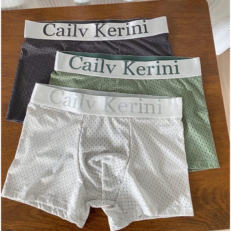 【男士冰涼-10°C無痕網洞內褲禮盒4件裝】-細節圖10