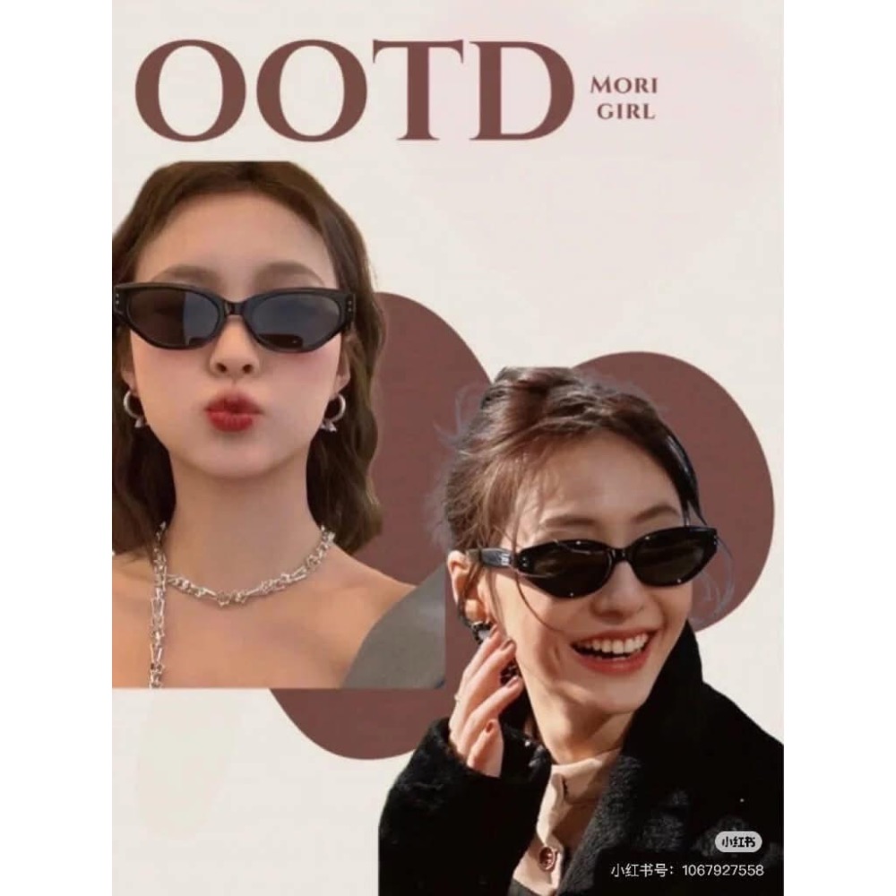 【爆紅時尚復古貓眼墨鏡】-細節圖2