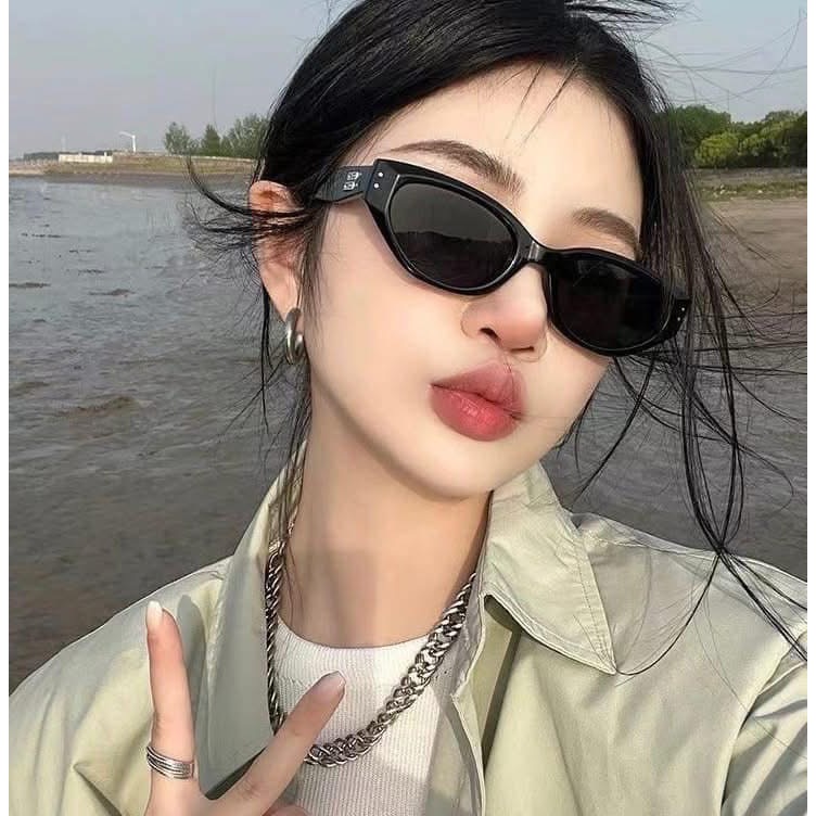 【爆紅時尚復古貓眼墨鏡】-細節圖4