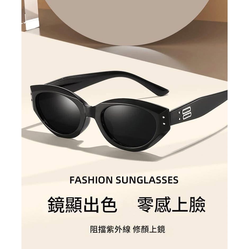 【爆紅時尚復古貓眼墨鏡】-細節圖5