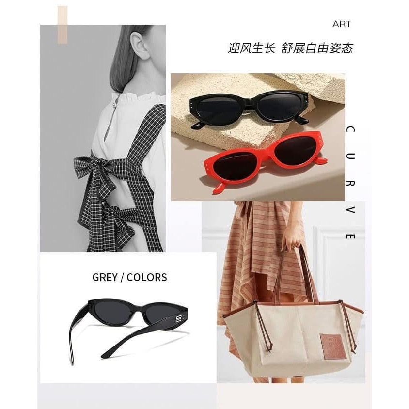 【爆紅時尚復古貓眼墨鏡】-細節圖10