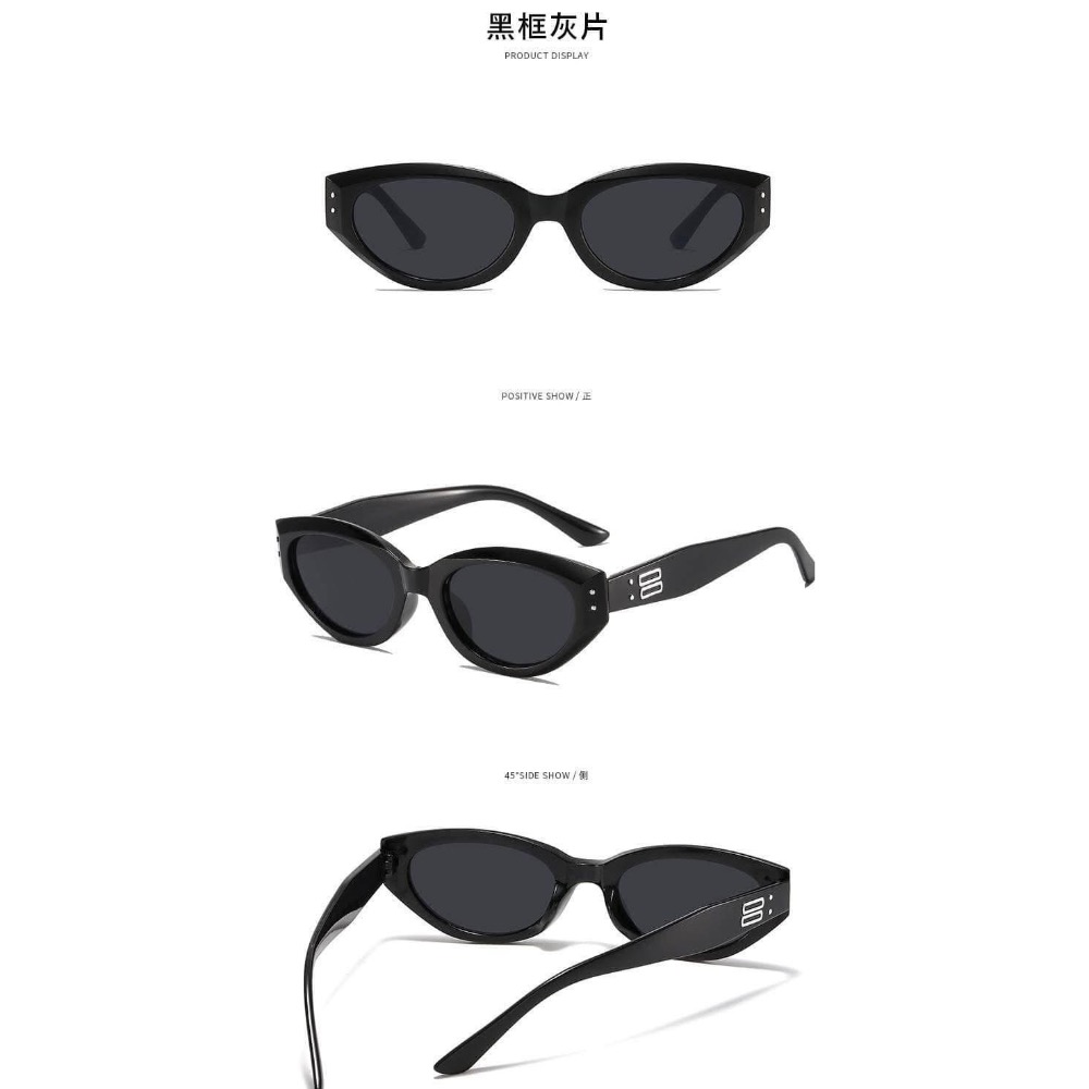 【爆紅時尚復古貓眼墨鏡】-規格圖11