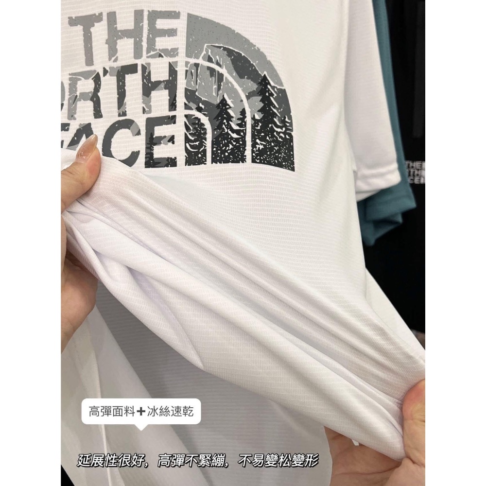 【冰絲網眼速乾上衣＋短褲套裝】-細節圖2