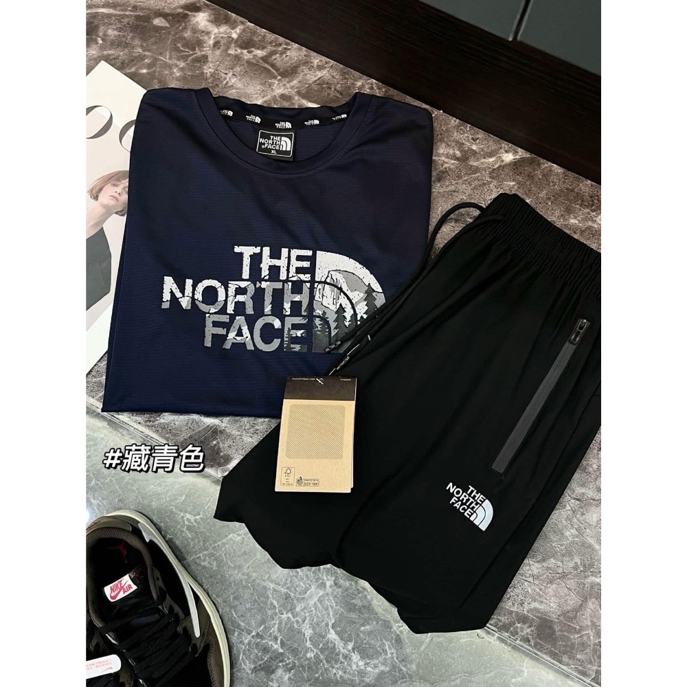 【冰絲網眼速乾上衣＋短褲套裝】-細節圖8