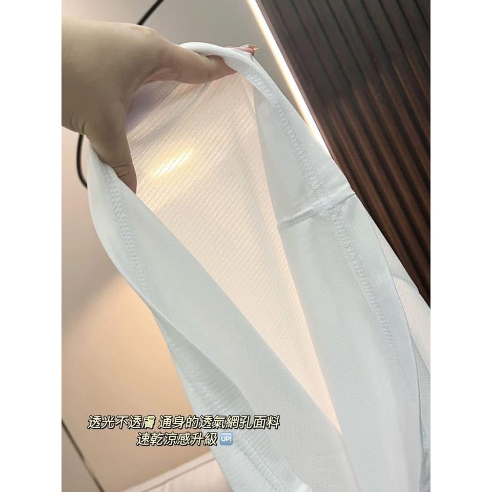 【冰絲網眼速乾上衣＋短褲套裝】-細節圖9