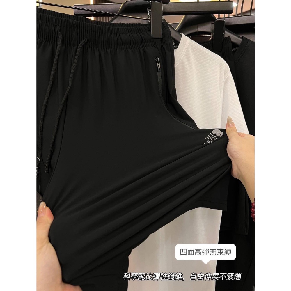 【冰絲網眼速乾上衣＋短褲套裝】-細節圖11