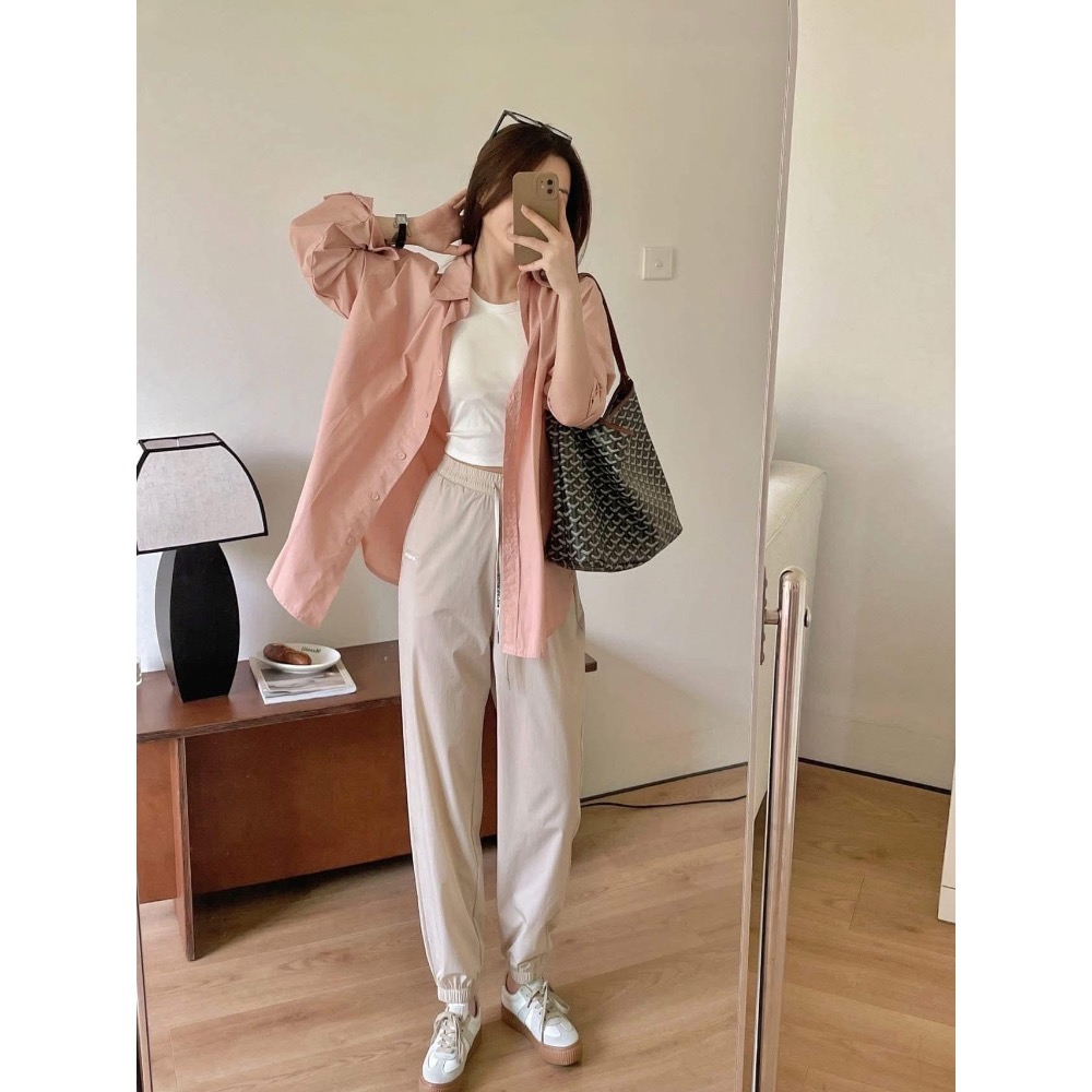 【XIYUETU減齡涼感夠氣速乾縮口褲】-細節圖4