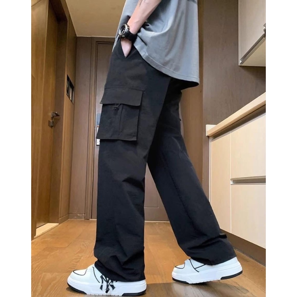 【男士冰絲2種穿法速乾工裝褲衝鋒褲】-細節圖6