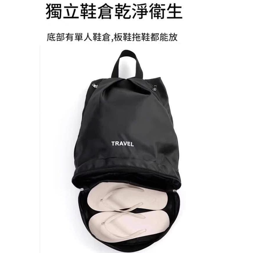 【乾濕分離＋獨立鞋位防水運動背包游泳包】-細節圖10