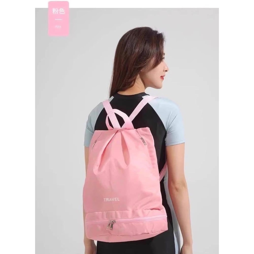 【乾濕分離＋獨立鞋位防水運動背包游泳包】-規格圖11