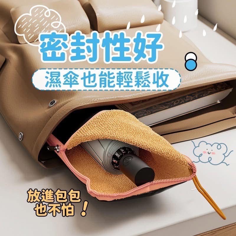 【防水吸水雨傘袋收納(一組2個）】-細節圖5