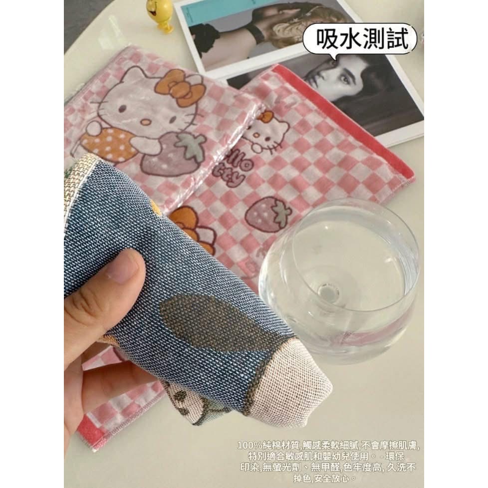 【卡通高密度透氣100%棉紗毛巾4條裝】-細節圖6