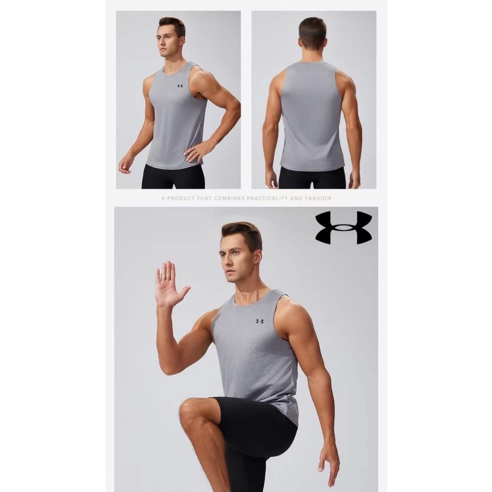 【男士網眼透氣速乾運動背心】-細節圖3