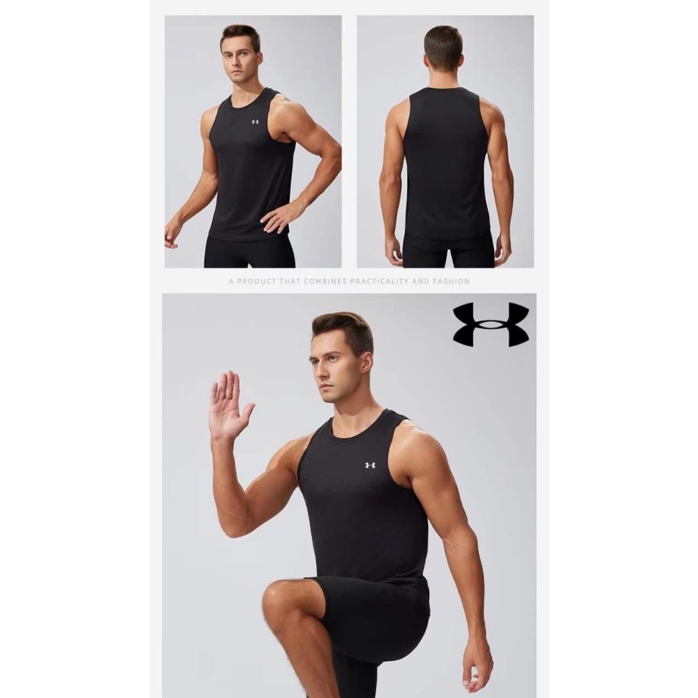 【男士網眼透氣速乾運動背心】-規格圖9